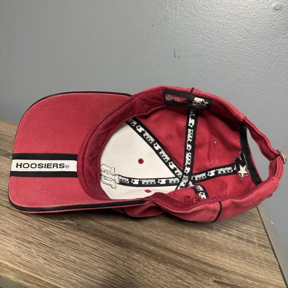 STARTER‎ Indiana Hoosiers University Striped Snapback Hat